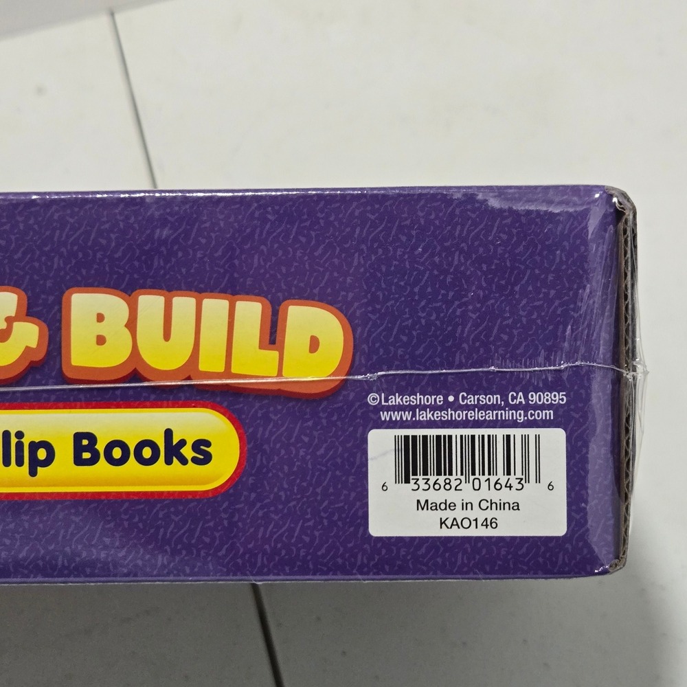 Lakeshore Stack & Build Phonics Flip Books TT331 Grades K-2 Learning Toy NEW - Picture 5 of 7